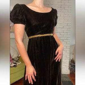 Vintage 60s Velvet Dress